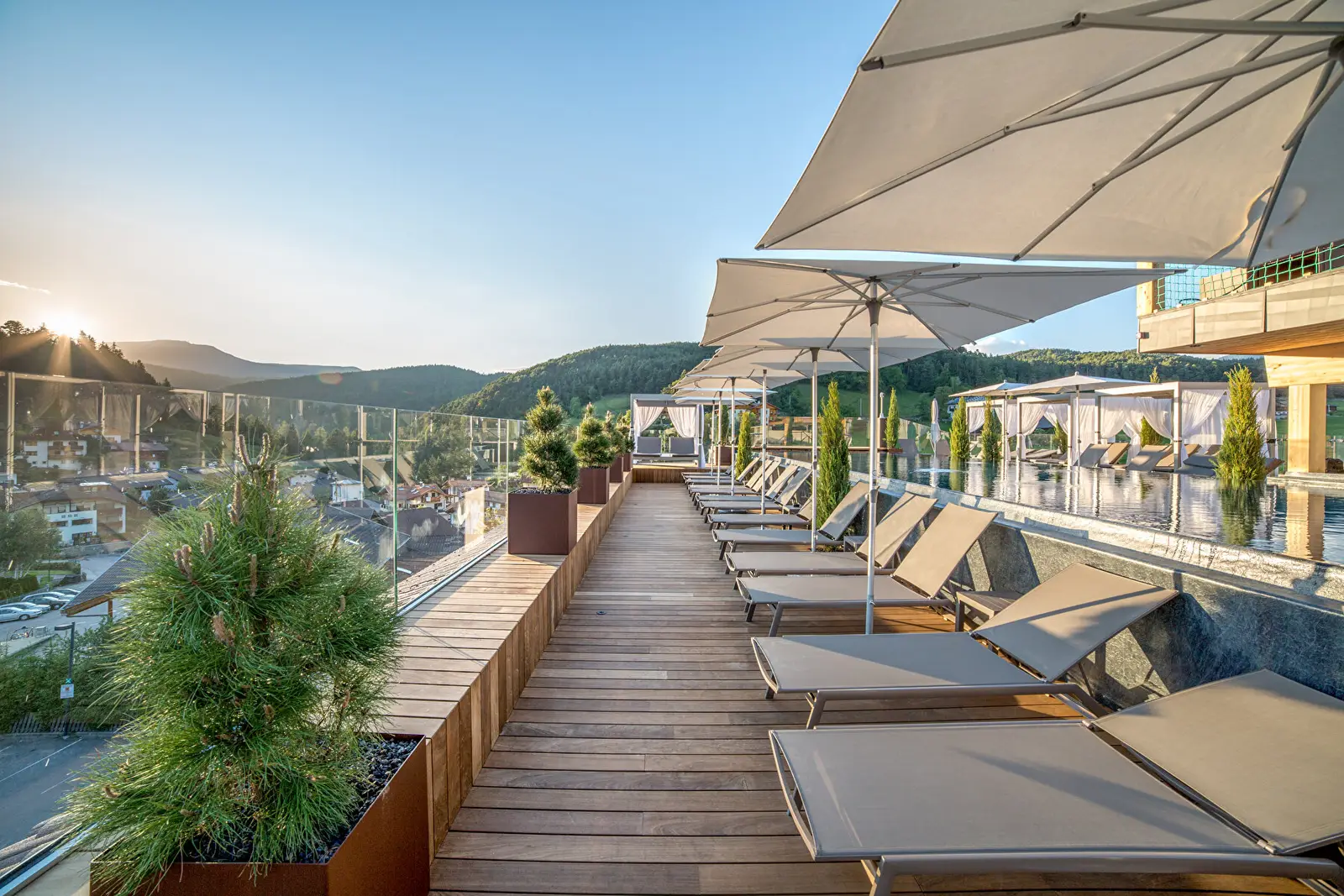 Abinea Dolomiti Romantic Hotel — Glatz Alu-Smart installation in Castelrotto, Dolomites, Italy