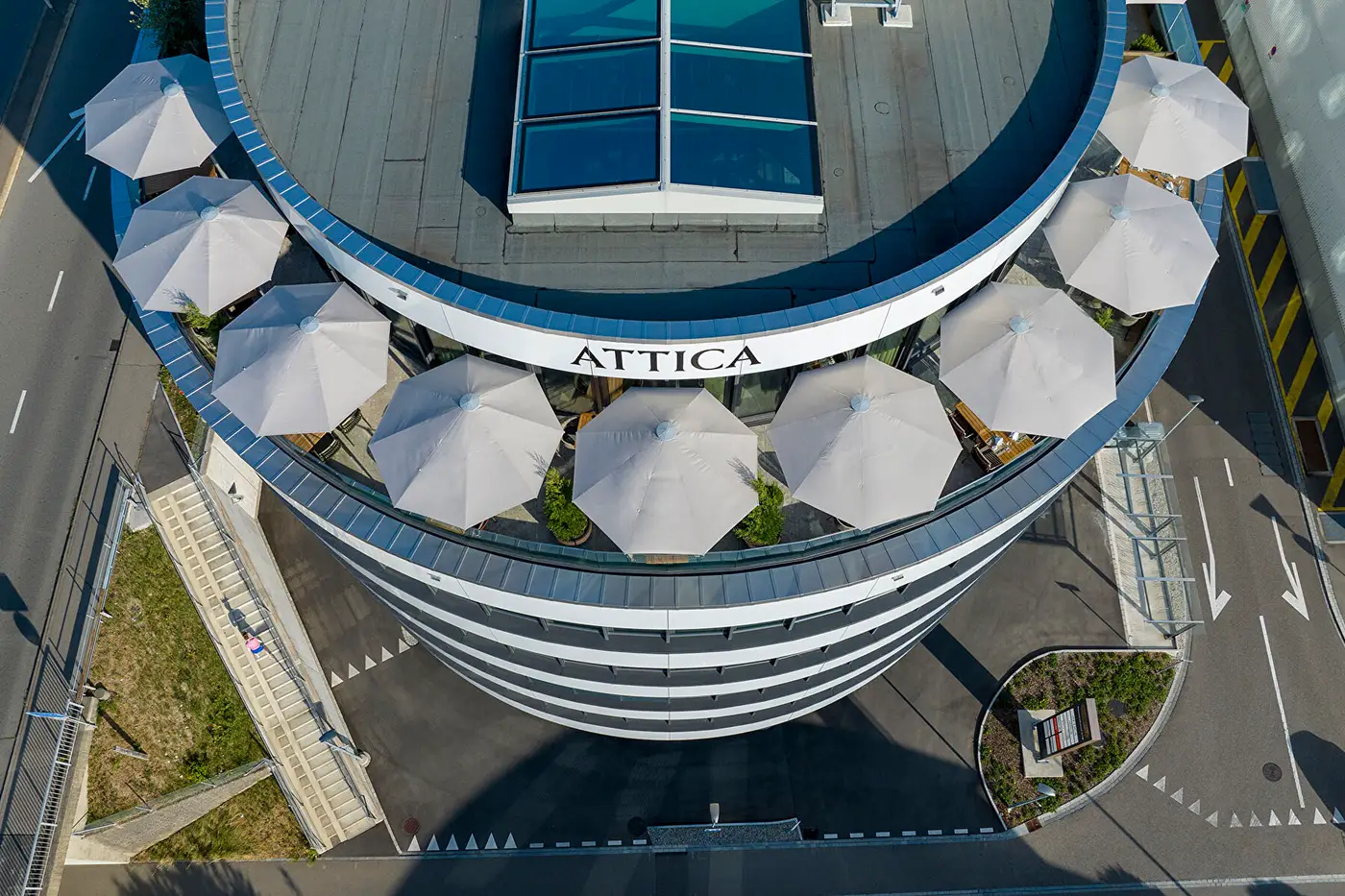 Rooftop Restaurant Attica — Glatz Palazzo Noblesse installation photo 2