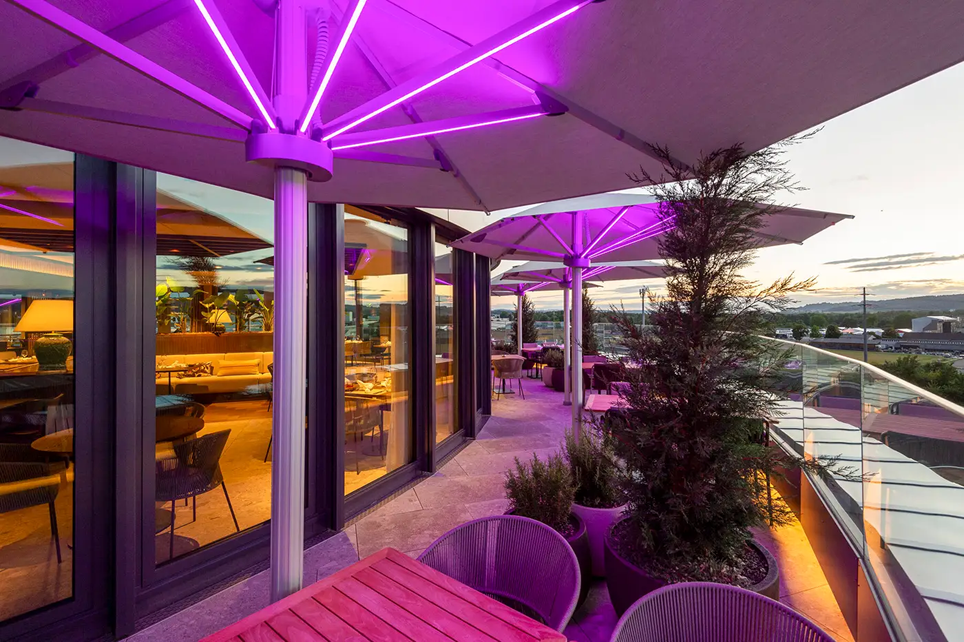 Rooftop Restaurant Attica — Glatz Palazzo Noblesse installation photo 5
